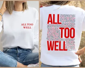 All Too Well Sweatshirt