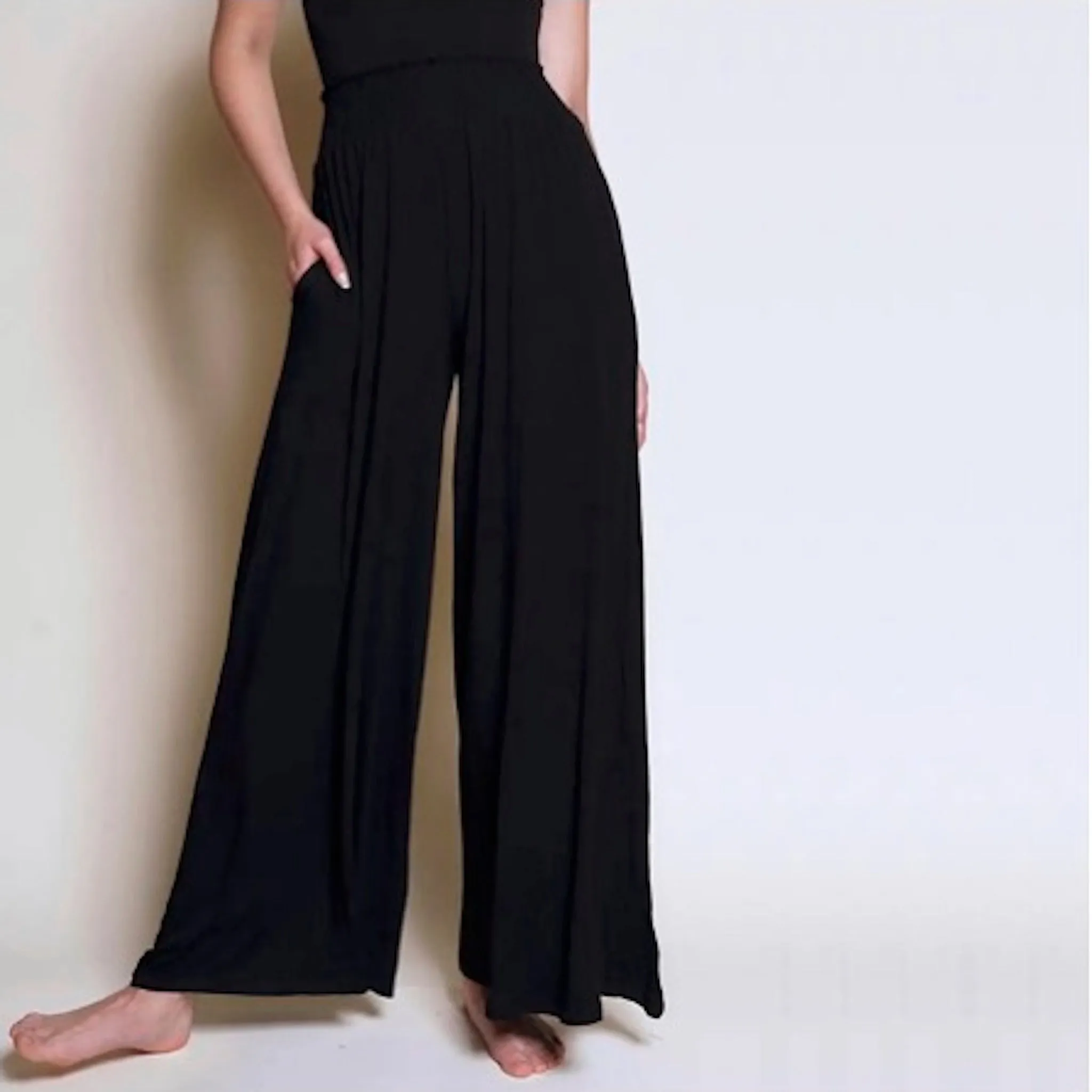 Bamboo Maxi Palazzo Pant
