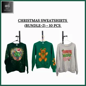 CHRISTMAS SWEATSHIRTS (BUNDLE 2) - 10 PCS