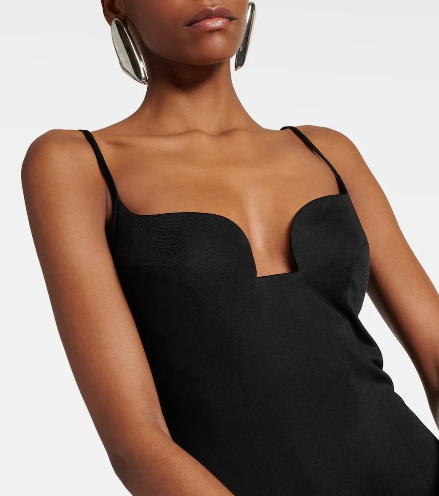Galvan Nouveau bustier dress