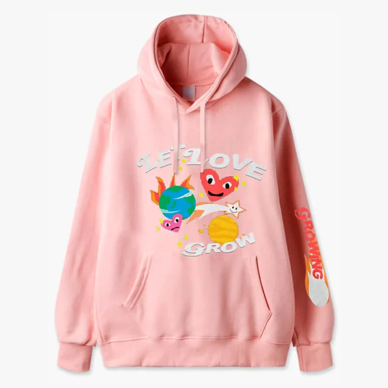 Let Love Grow Hoodie Hip Hop Aesthetic