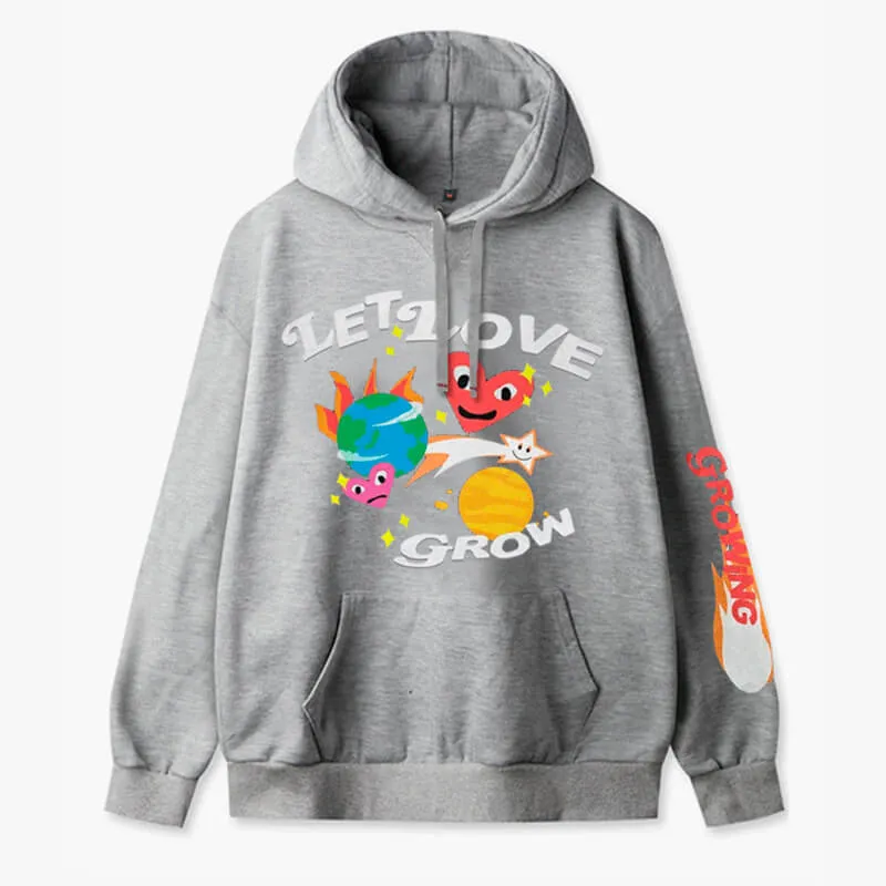 Let Love Grow Hoodie Hip Hop Aesthetic