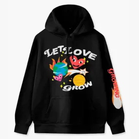 Let Love Grow Hoodie Hip Hop Aesthetic