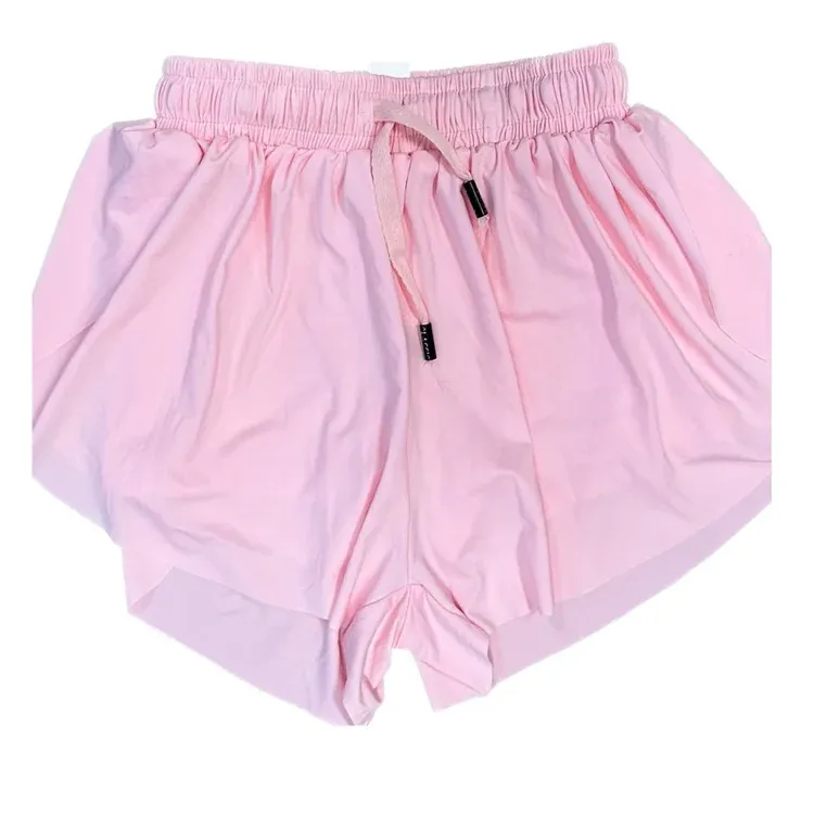 Light Pink Butterfly Shorts