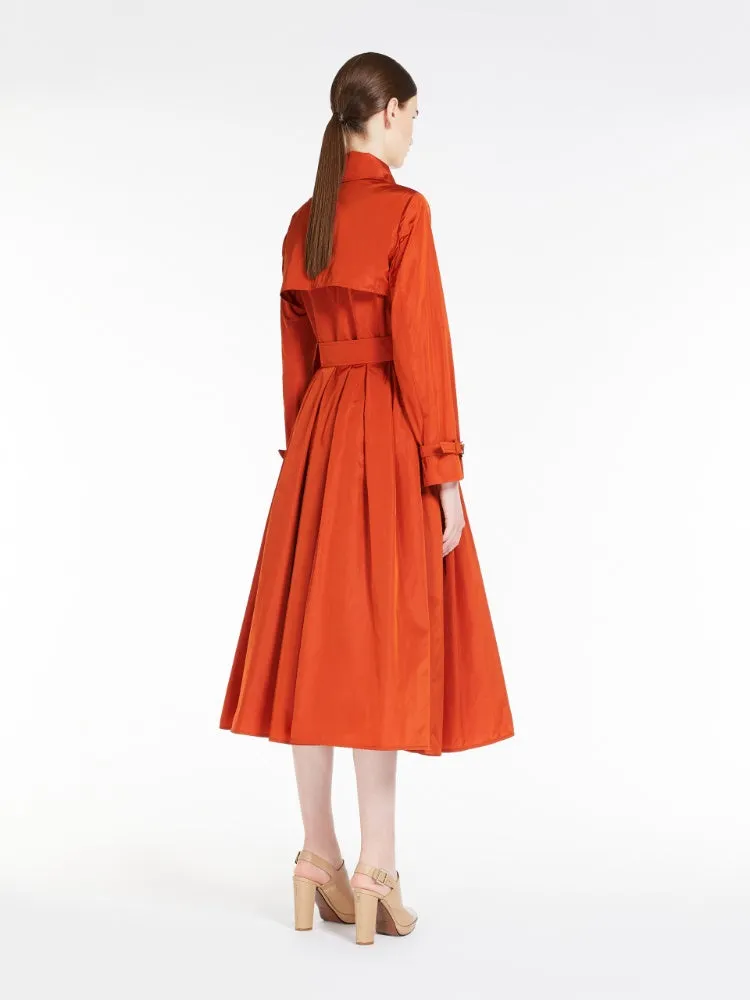 MAX MARA Silk taffeta duster coat