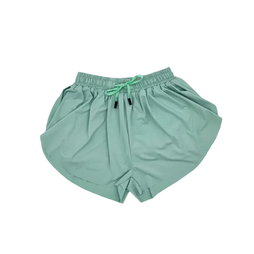 Mint Butterfly Shorts
