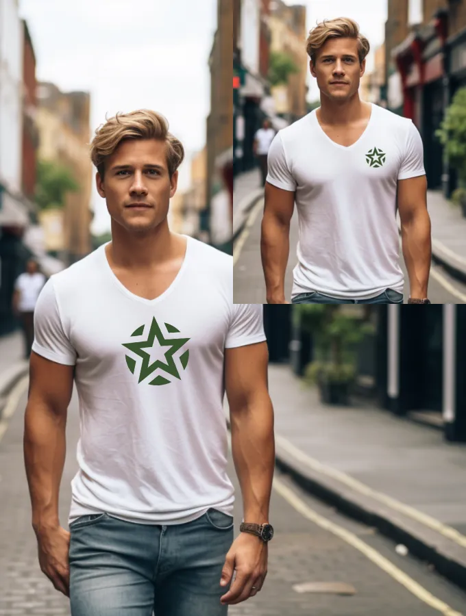 ROUGE TEE - MILITAIRE SERIES - WHITE